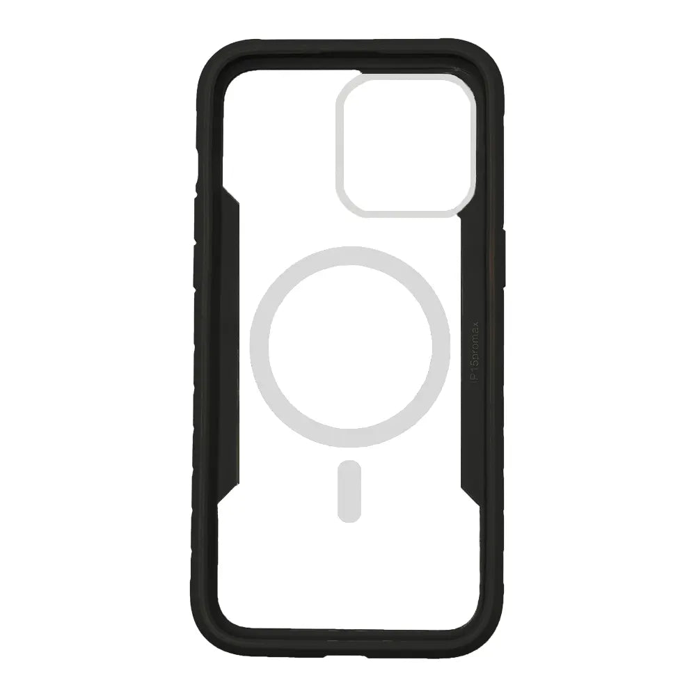 Asker Case For iPhone 15 Pro Max - Black/Silver