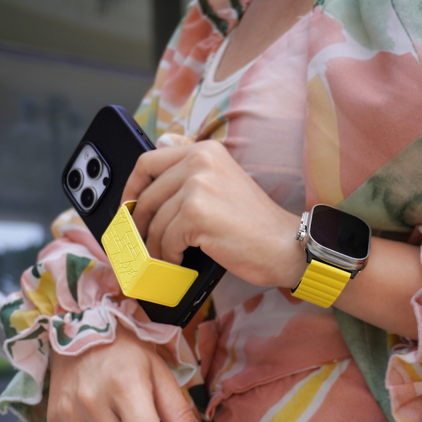 Tank Pro Vegan Leather Case For iPhone 16 Series-Yellow