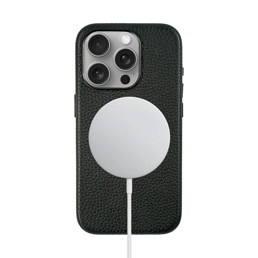 Amur Leather Case For iPhone 15 Series - Black