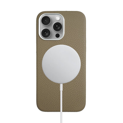 Amur Leather Case For iPhone 15 Series - Titanium