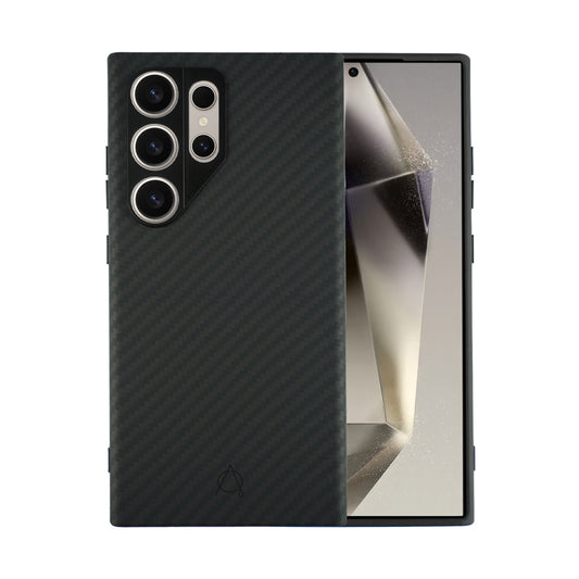 Savar Aramid Fiber Case For S24 Ultra – 1500D - Black