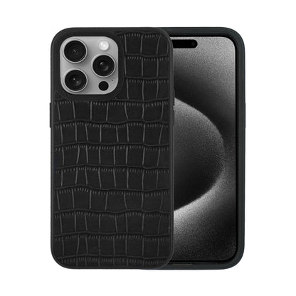 Javan Leather Case For iPhone 15 Series – Black