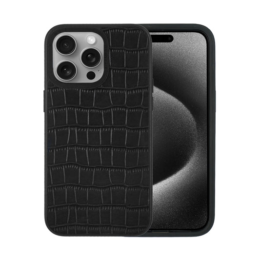 Javan Leather Case For iPhone 15 Series – Black