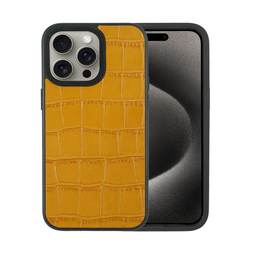 Javan Leather Case For iPhone 15 Series – Blue