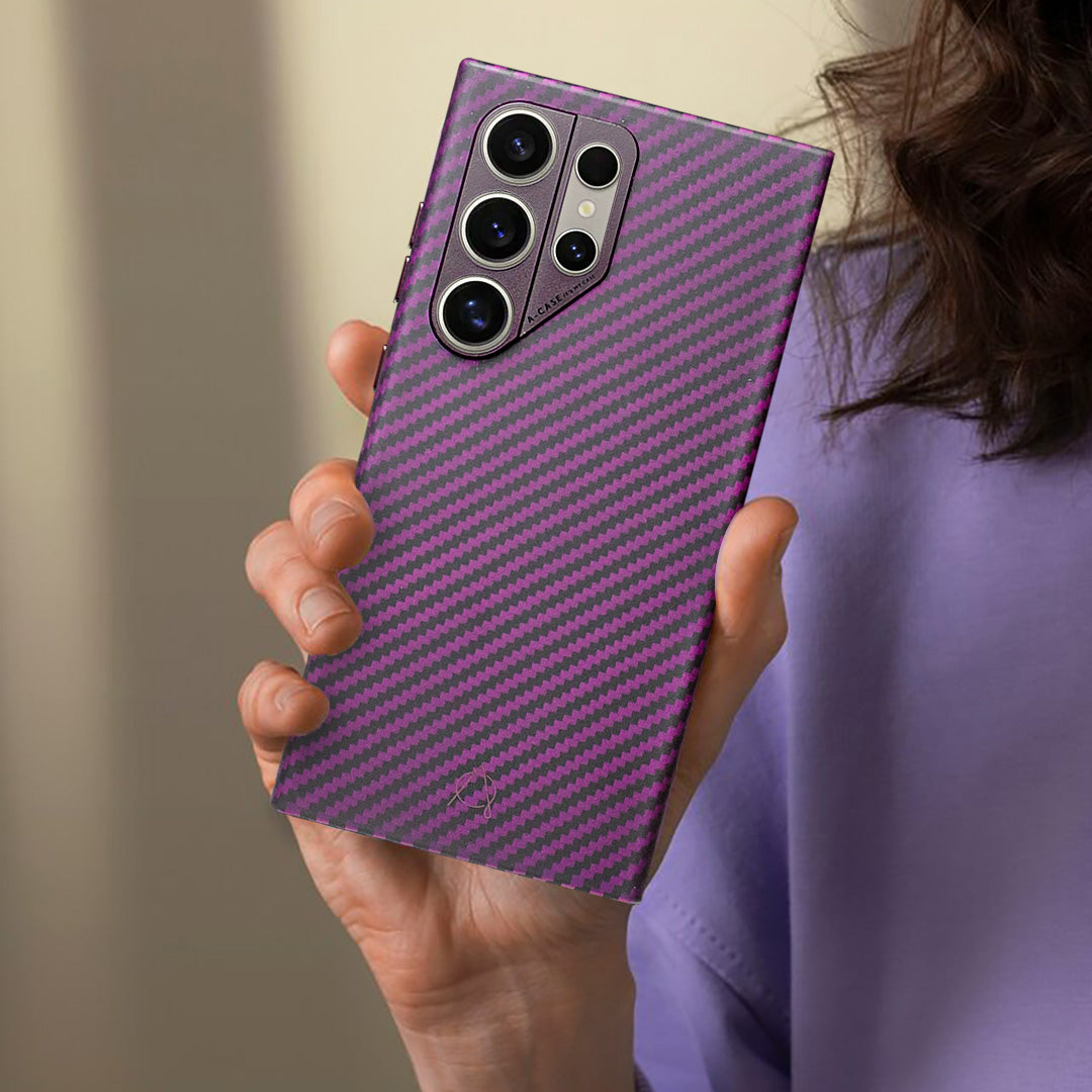 Savar Aramid Fiber Case For S24 Ultra – 1500D - Purple