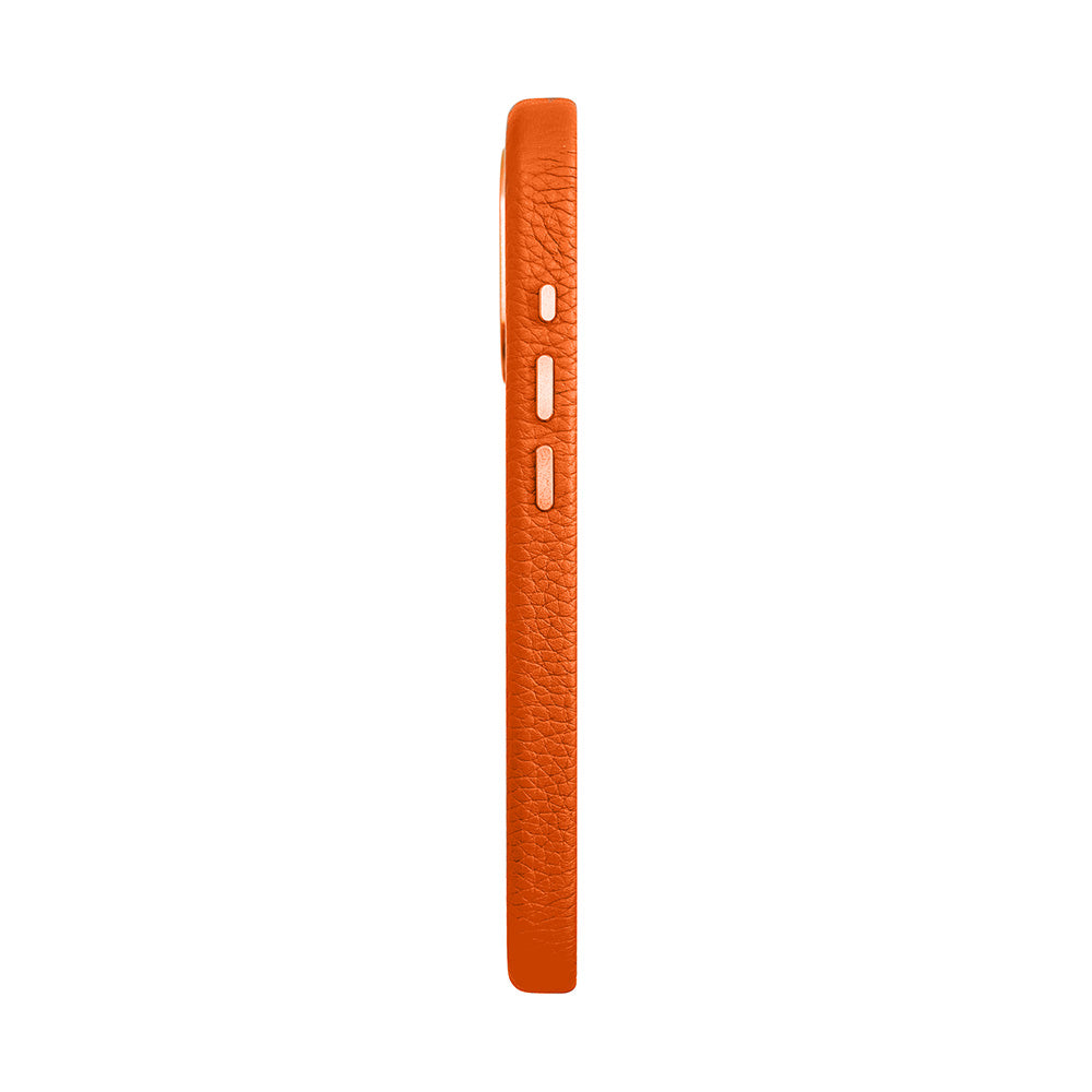 Amur Leather Case For iPhone 15 Series - Orange