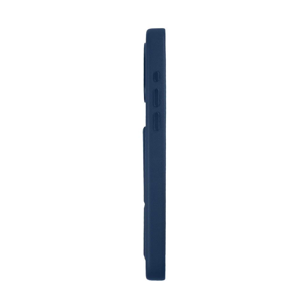 Tank Vegan Leather Case For iPhone 15 Pro Max - Blue