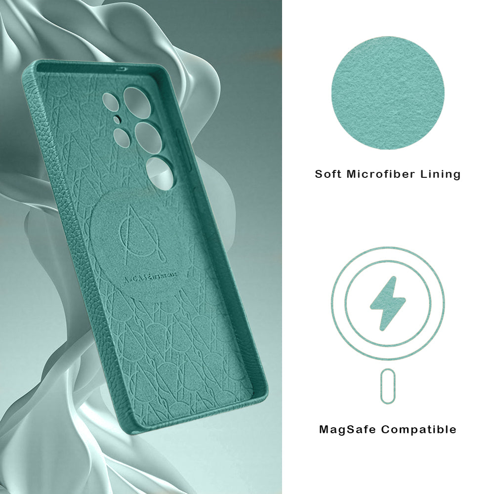 Amur Genuine Leather Case For S25 Ultra – Tiffany