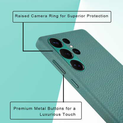 Amur Genuine Leather Case For S25 Ultra – Tiffany