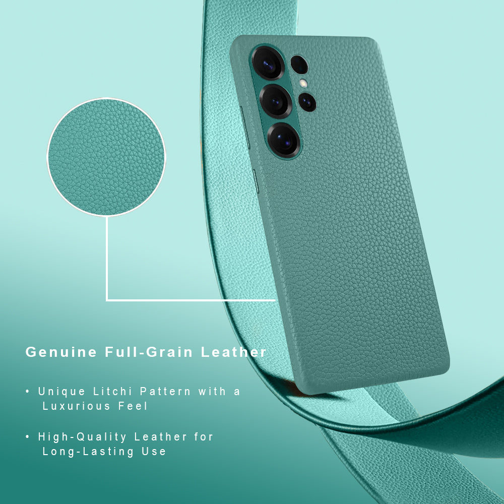 Amur Genuine Leather Case For S25 Ultra – Tiffany
