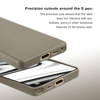 Amur Genuine Leather Case For S25 Ultra – Titanium