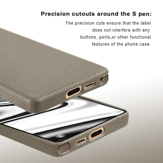 Amur Genuine Leather Case For S25 Ultra – Titanium