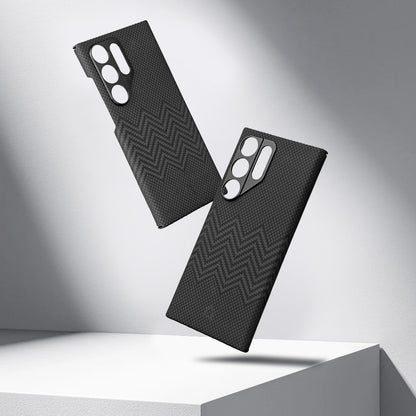 ZikZak Aramid Fiber Case For S24 Ultra – Black